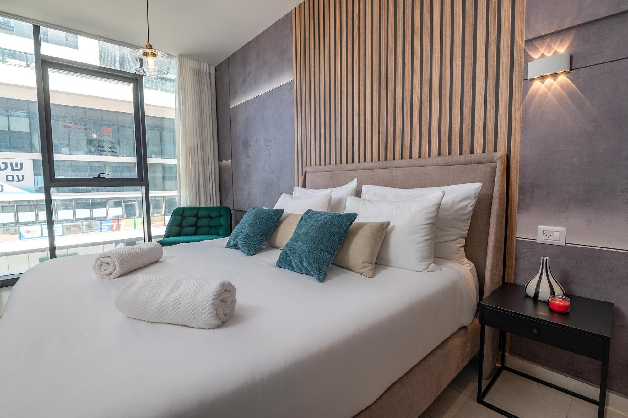 Hi-Yam Seaview Apartments & Suites - יש ממ"ד バト・ヤム 部屋 写真